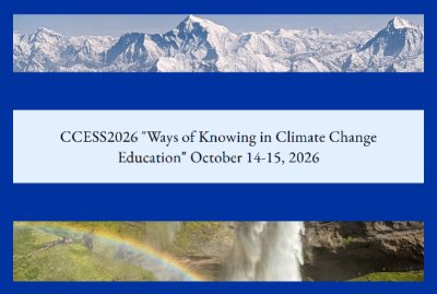 CCESS2026 "Ways of Knowing in Climate Change Education"